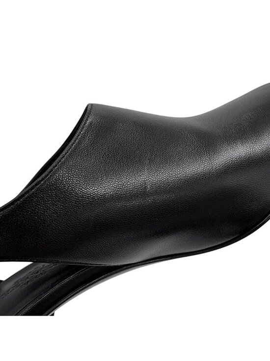 Legend sandal | Hermès USA Hermes Sandals Ma Roulis 45 Nappa Leather 37 Heels Shoes Black